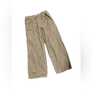 Zara Beige Wide-Leg Trousers